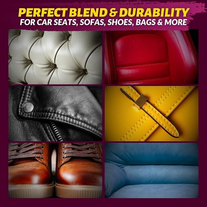 COCONIX Leather Care PRO Professional Black Leather & Vinyl Repair Kit