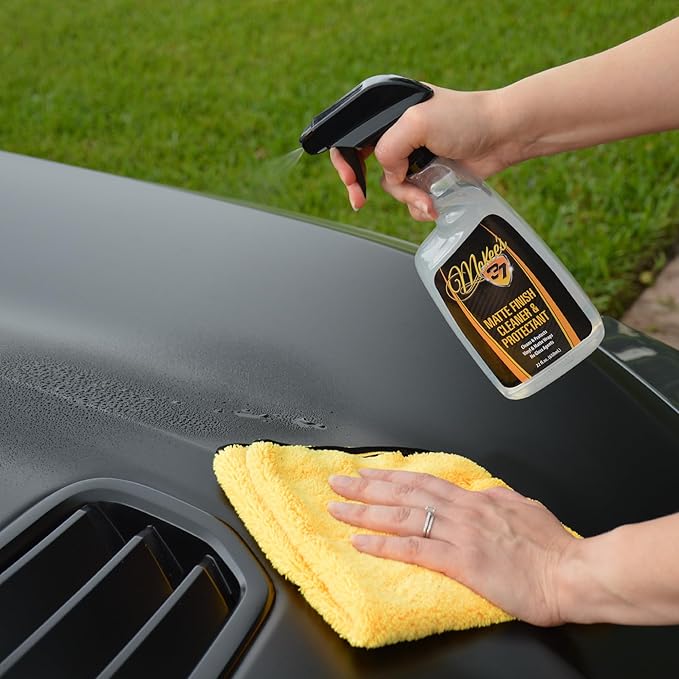 McKee's 37 - Matte Finish Care Kit - Matte Car Wash Soap Kit w/ Auto Wash, Cleaner & Protectant, 3 Microfiber Towels & Wash Mitt