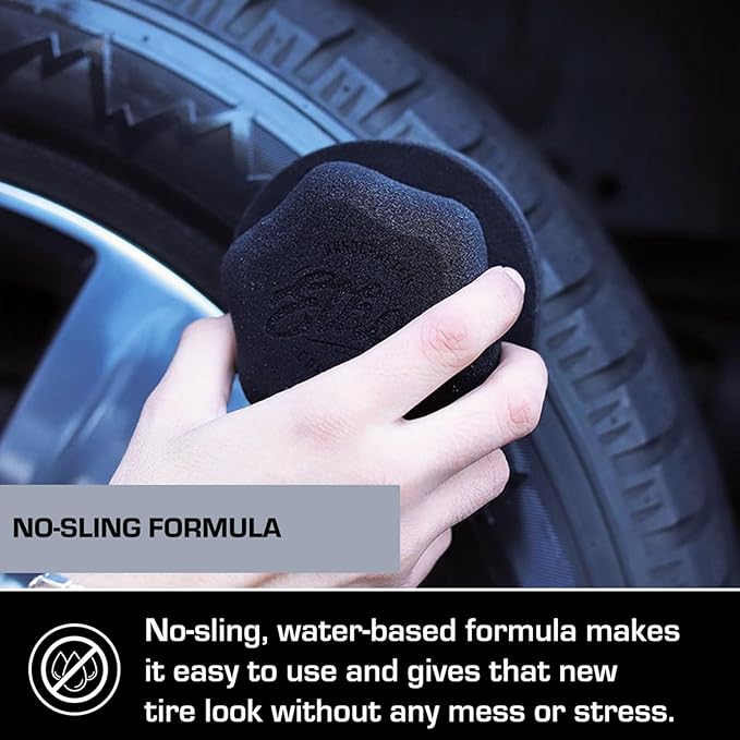 Ethos Graphene Shine - Trim & Tire Shine Spray, High Sheen, Non Greasy, Sling Free Finish! Conditions and Protects Rubber with UV Protection (Gallon)