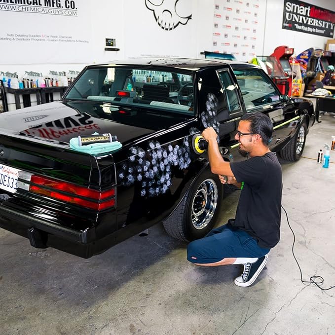 Chemical Guys 10FX Random Orbital Polisher Kit - 9-Piece Detailing Kit - Torqx Polisher, Pads, Polishes, and Compounds, 700W 8mm Orbit, Digital Display, Safe for Cars, Trucks, SUVs & More