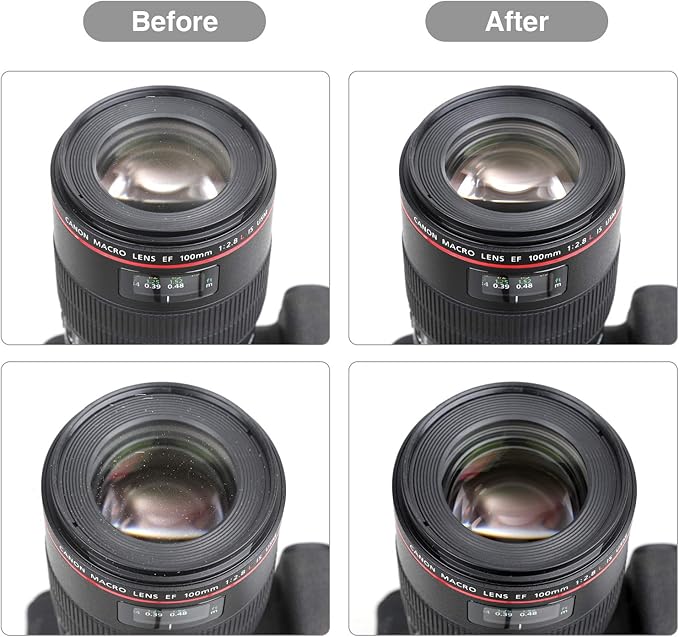 14-in-1 Camera Lens Cleaning Kit - Mirrorless & DSLR Sensor Cleaning Kit for Canon, Sony, Nikon Including Lens Blower, Detergent, Swabs, Cloth, Pen, Brush