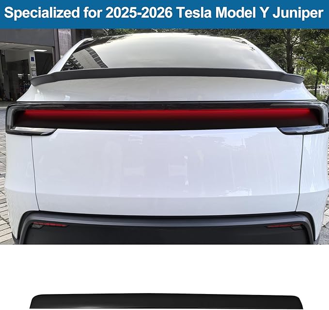 PPF Film for Tesla Model Y Juniperlliftgate Applique Wrap Sticker Exterior for Model Y Juniper Accessories Precut Protective Film Daytime Running Lights Trim Film (Black)