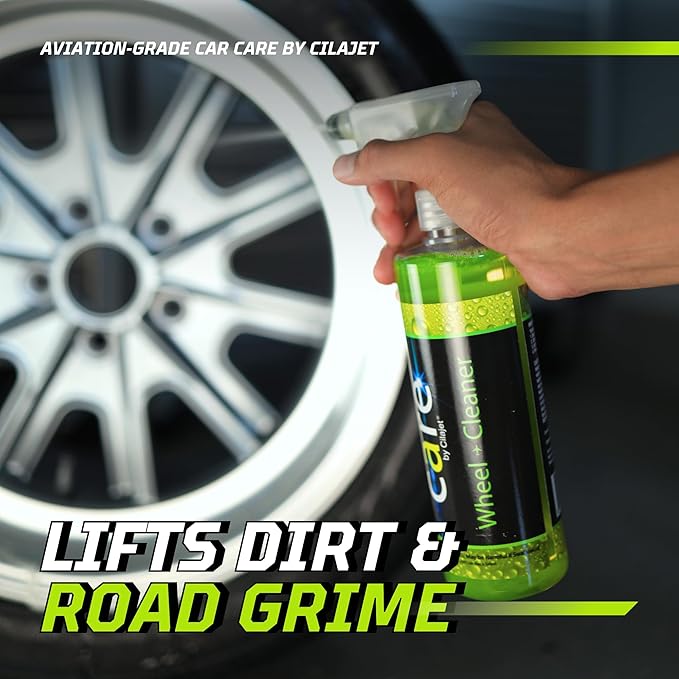 Care Wheel Cleaner (16 oz) - Professional Rim Cleaning Solution for Car and Truck Tires, Heavy Duty Formula, Brake Dust Remover, Safe for All Wheel Types, Made in USA