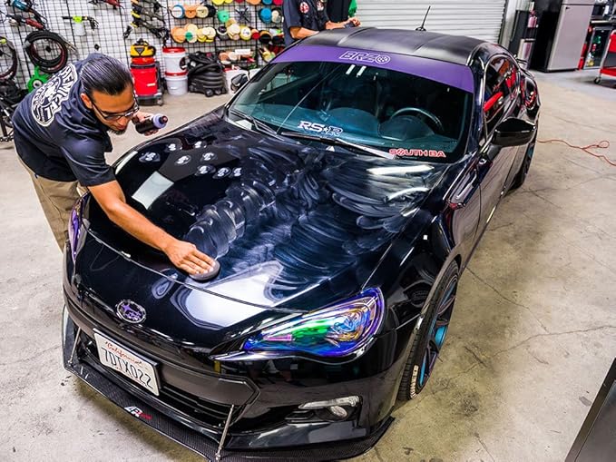 Chemical Guys Black Light Hybrid Radiant Finish - Premium Glaze and Car Sealant for Black and Dark Colors - Enhances Depth, Gloss & Protection on Cars, Trucks, SUVs & More, 16 fl oz Bottle