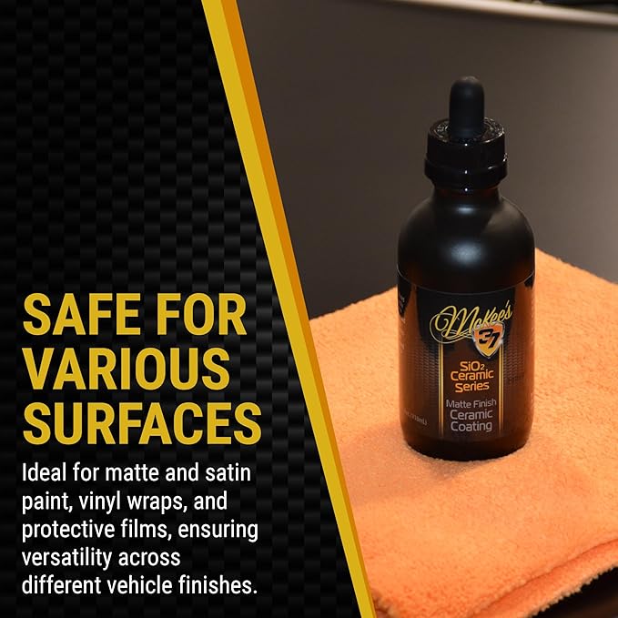 McKee's 37 - Matte Finish Ceramic Coating - Advanced Protection & Shine for Matte Paint, Ceramic Coating for Matte Finish (4 oz)