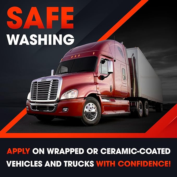 Swift Touchless Car Wash Shampoo (2 Gallon) - No Brushing Required, High Foaming Car Soap, Heavy Duty, Auto Detergent for Foam Cannon, Works on Cars, Trucks, RVs, Motorcycles, Upholstery & More!