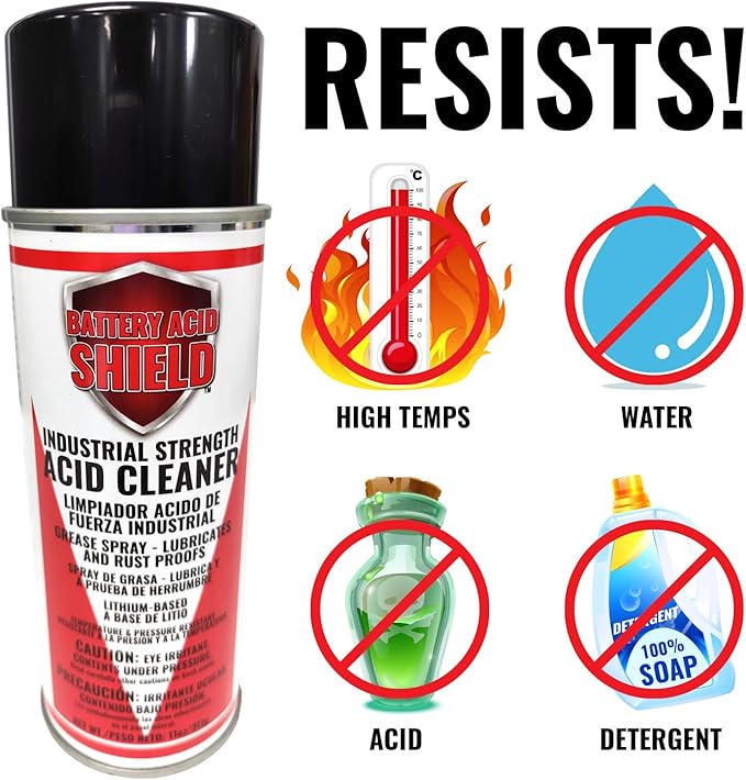 Club Clean Cart Shine, Golf Cart Body Windshield Cleaner Plus Polisher - Hard Water Shield, Removes Hard Water Stains - Battery Acid Shield, Grease Spray, Lubricates & Rust Proofs - Trim & Tire Shield