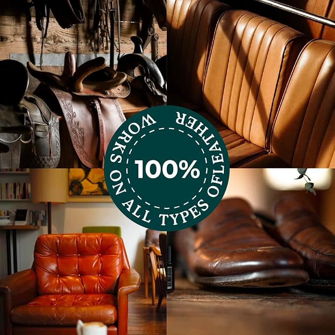 Clyde's Leather Paintable Filler | Leather Filler Repair for Holes, Tears, Cracks, Scratches and Burns | Flexible & Sandable Finish