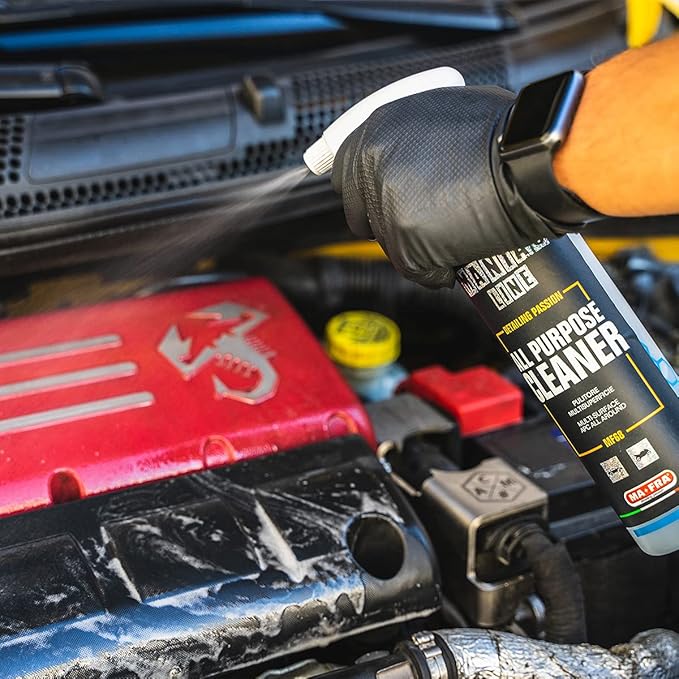 MANIAC LINE MAFRA Car Detailing Line, All Purpose Cleaner, 16.9 oz, Concentrated Multi-Surface Cleaner for Mats, Carpets, Fabric and Leather Seats, Plastics, Wheels, and Engine Bay