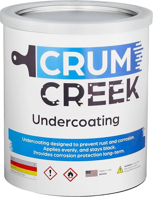 1-Gallon Can Matte Black Non Aerosol, Rust Preventive, Rust Inhibitor Anti Rust, Rust Proofing Coating, Protects All Metals in Marine and Undercoating in Automotive, Farm and Industrial.