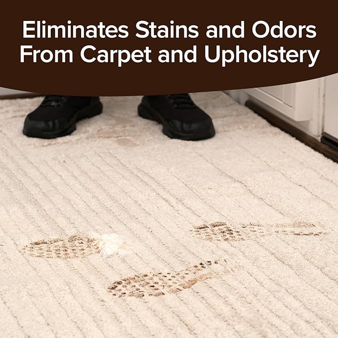 Bull Shot Carpet Spot & Stain Remover by Horsepower, AS SEEN ON TV, Made In USA, Just Point & Spray, Stain-Lifting Foam-Action, Pet Stains & Odors, Coffee, Soda, Wine, Grease, New & Old Stains & More