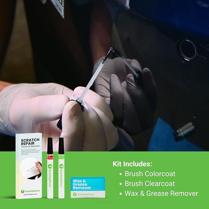 TouchUpDirect 1G3 Magnetic Gray Metallic Compatible with Toyota Exact Match Scratch Repair Touch Up Paint - Brush Kit
