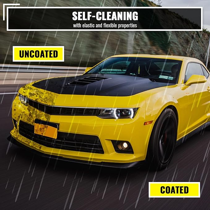 Ultra V4.0 Ceramic Spray Coating 100ml - Extreme Gloss & Hydrophobic Shine - Dual Carbon Polymer & Hyper Quartz® Technology - Long Lasting UV Protection - Easy Spray & Wipe Car Sealant