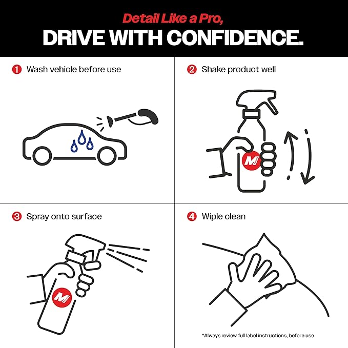 Malco SLIK SiO2 Paint Protection Spray with Microfiber Towel – Rejuvenates and Protects Vehicle Exterior Finishes/Shine, Protect, and Beautify Your Vehicle/Deep Shine on All Surfaces / 16oz (264016)