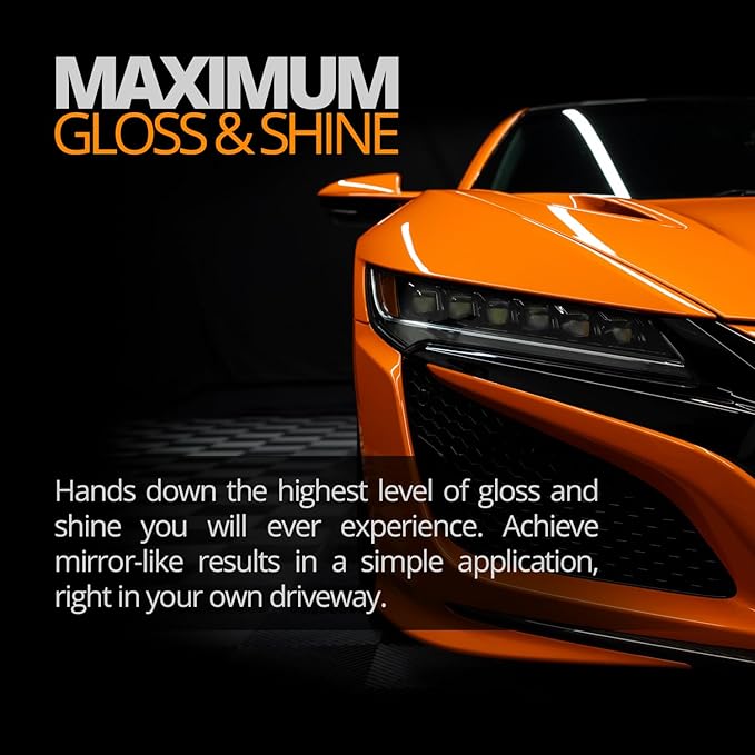 CERAKOTE® Platinum Rapid Ceramic Paint Sealant Spray - 128 oz. - Maximum Gloss & Shine – Extremely Hydrophobic – Unmatched Slickness - Ceramic Spray Coating - 50 Wash Rating