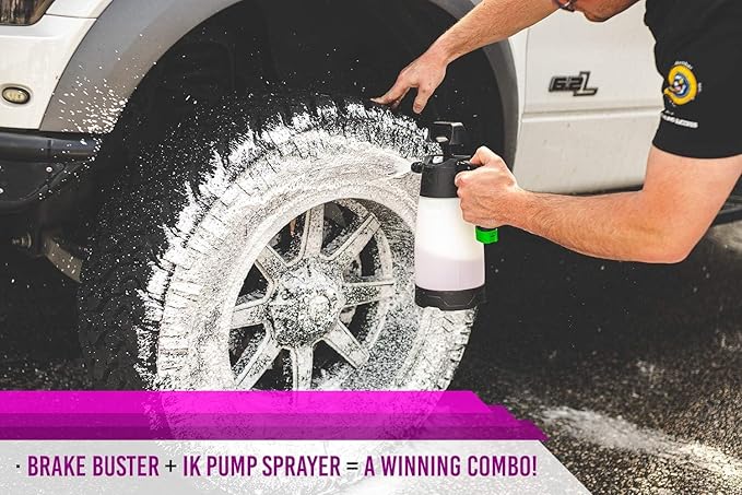 P & S Professional Detail Products Brake Buster Wheel Cleaner - Non-Acid Formula, Removes Brake Dust, Dirt, & Corrosion
