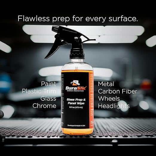 Glass Prep & Panel Wipe 16oz – Professional-Grade Surface Preparation Spray for Ceramic Coatings, Removes Oils & Residue, Streak-Free Finish, Made in USA