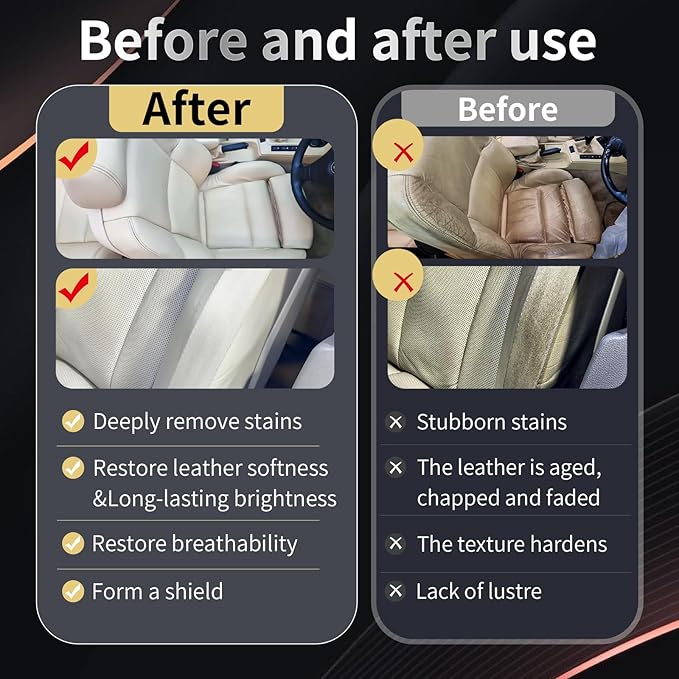 AirTighT Graphene Leather Conditioner and Leather Care,Non-Toxic Will Not Darken Leather,Safe of Leather Apparel, Furniture,Shoes, Auto Interiors, Bags