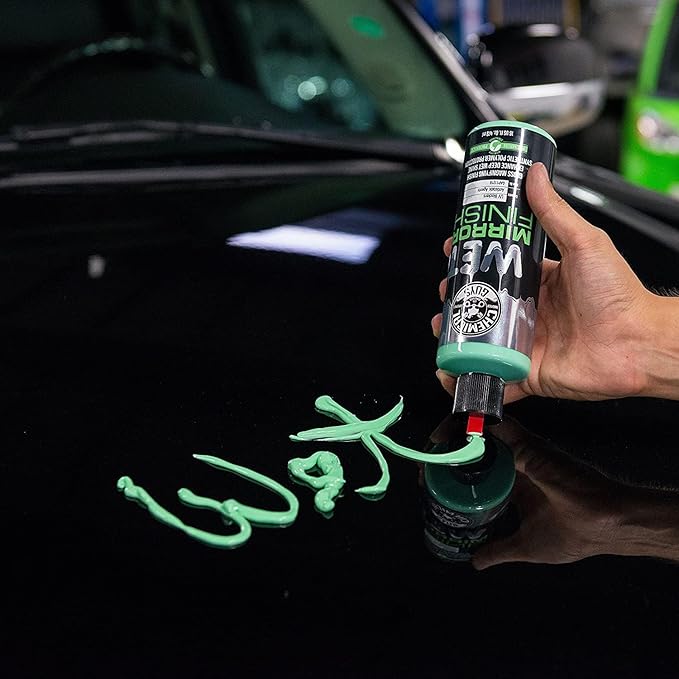 Chemical Guys Wet Mirror Finish High Gloss Glaze - Reflective Shine Enhancer & Car Paint Glaze for Trucks, SUVs, Motorcycles, and RVs - Safe for Clear Coat, Chrome, and Paintwork, 16 oz