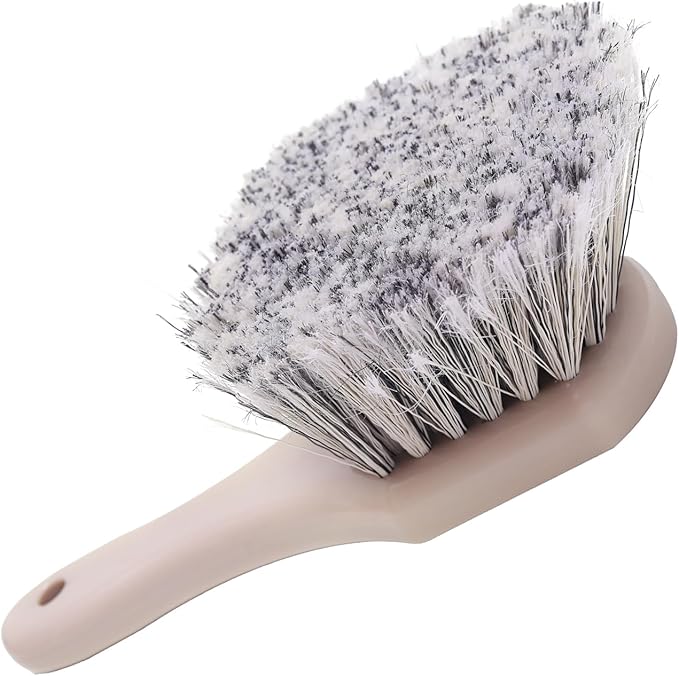 Mr. Detroit - 8pc Car Wash Kit with Foam Blaster, Bucket w/Filter, Double Noodle Wash Mitt, Wheel Body Brush, Applicator Sponge Pad, 16oz Car Soap, 16oz Degreaser for Auto Detailing & Home Use