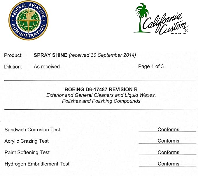 Spray Shine – Quick & Easy Water-Based Instant Detailer with Carnauba Wax, Gloss Finish for Paint, Glass, Plastic, Chrome, Mirror – For Cars, Trucks, Motorcycles, Appliances – 16 oz