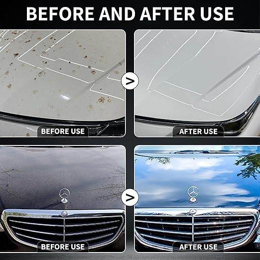 Car Coating Spray, 2pack SOPAMI 3-in-1 High Gloss Polish Scratch Remover, Waterless Car Wax Spray for Shine Protection, Nano Hydrophobic Quick Detailer for Paint, Glass, Plastic Metal Surfaces