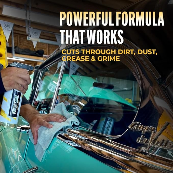 Legendary Glass Cleaner 16oz - Auto Window Cleaner Spray for Car Windows & Windshield - No Streaks, Ammonia-Free, Tint Safe - Interior/Exterior Use