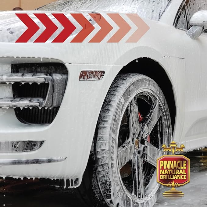 Pinnacle Bodywork Shampoo | Luxurious pH-Neutral Car Wash | Scratch-Free Formula with Long-Lasting Suds | High-Yield Concentrate for Gentle Cleaning | PIN-100 | 16 oz