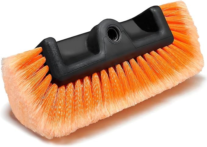12" Car Wash Brush Head with Soft Bristle for Auto RV Truck Boat Camper Exterior Washing Cleaning