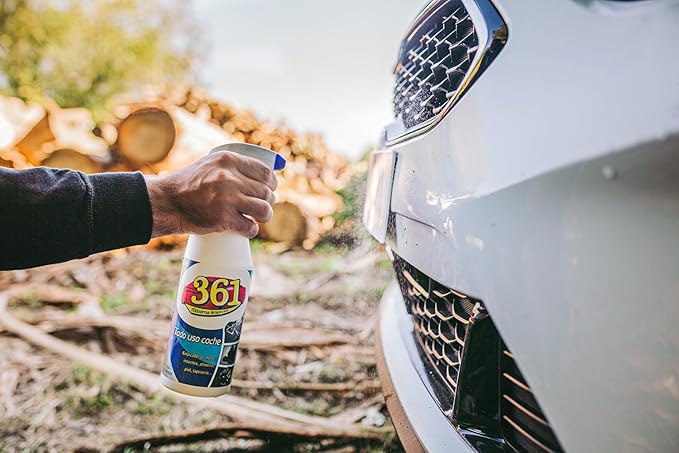 Sisbrill 361 Multi Purpose Car Interior Cleaner Spray - Stain Remover Seat Cleaner, Upholstery, Dashboard, Leather - Car Cleaning Supplies Interior and Exterior - 25 fl oz