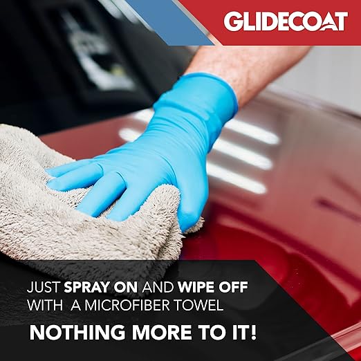 Glidecoat Auto Shine & Shield V2.0 (8oz) - Silica-Based Ceramic Coating | Better Than Car Wax Polish | Car Spray Wax for Car Detailing | Exterior Care Products for Cars, RVs, Motorcycles & More| 8oz