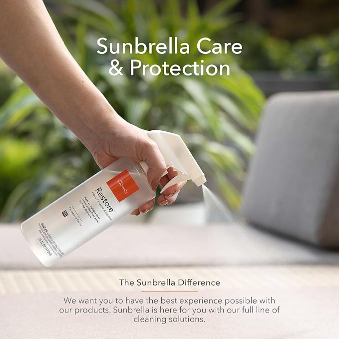 Sunbrella Restore Fabric Protector | Water-Repellent Spray for Outdoor Fabrics | Easy Use, Non-PFAS | Protect & Restore Upholstery | 16 fl oz