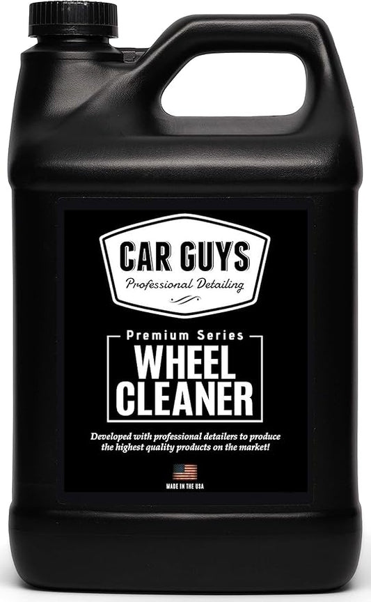 CAR GUYS Wheel Cleaner 1 Gallon Refill | Effective Rim and Tire Cleaner | Safe & Versatile Brake Dust Remover | 1 Gallon (Sprayer Not Included)