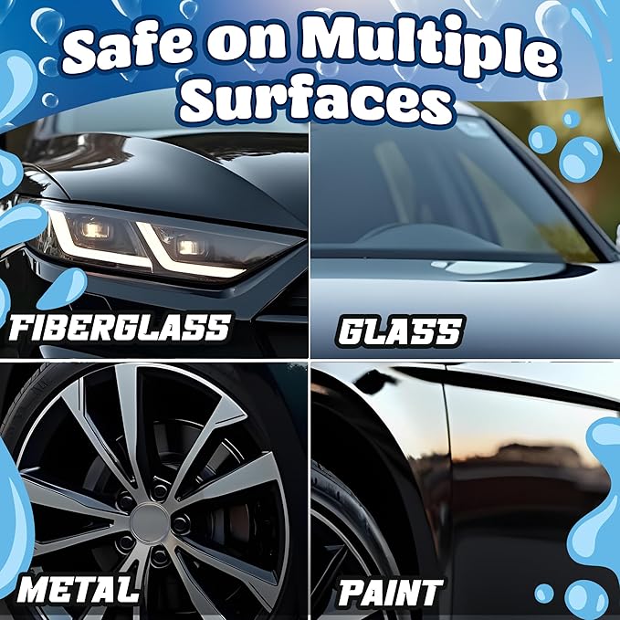 Salty Captain Drip Dry Hydrophobic Coating 33.8 oz – Post Wash Hydro Coat Safe for Cars, Boats & RVs – Glossy, UV-Protected Finish – Foam Gun Compatible & Easy to Apply – Premium Lab Tested Quality