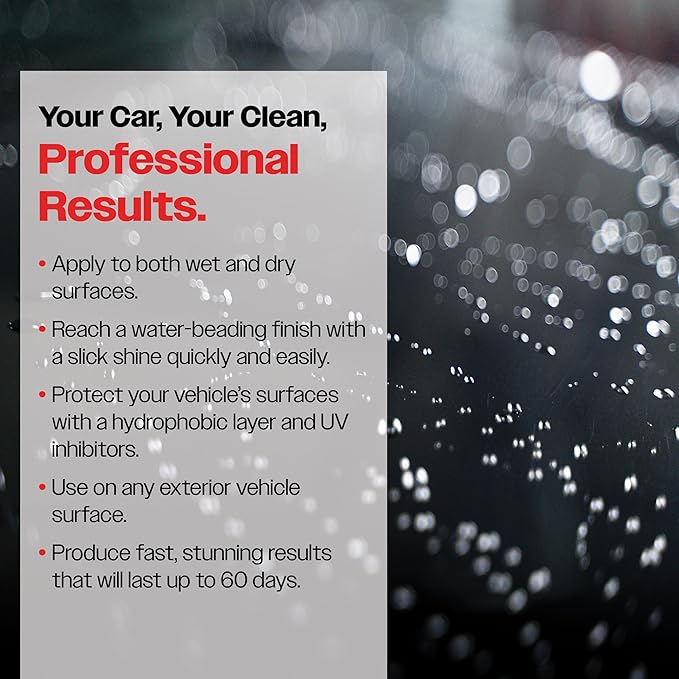 Malco SLIK SiO2 Paint Protection Spray with Microfiber Towel – Rejuvenates and Protects Vehicle Exterior Finishes/Shine, Protect, and Beautify Your Vehicle/Deep Shine on All Surfaces / 16oz (264016)