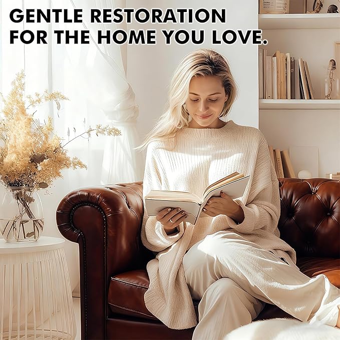 STARTSO WORLD Leather Recoloring Balm, Pine Green Leather Repair Kit for Furniture, Leather Dye, Leather Color Restorer for Couches, Leather Couch Paint | Repair, Restore & Renew Old, Faded Leather