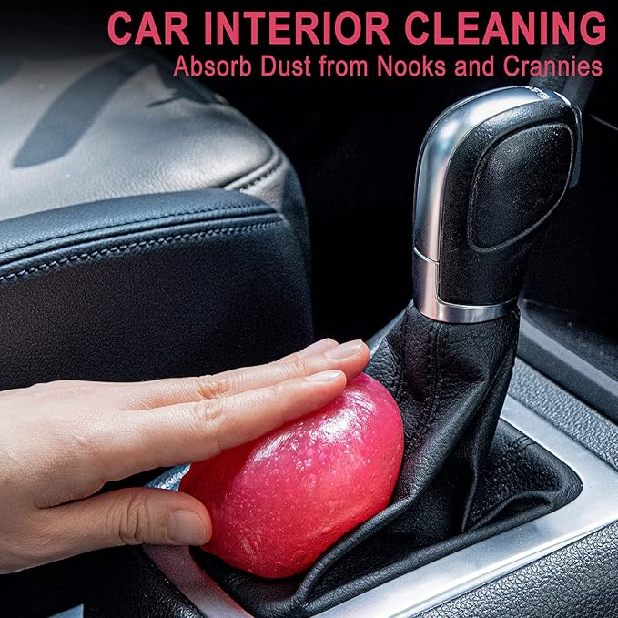 TICARVE 2Pack Cleaning Gel Car Putty Slime for Detailing Putty Detail Tools Car Interior Cleaner Automotive Cleaning Kits Keyboard Cleaner Blue Rose (320g/11.2oz)