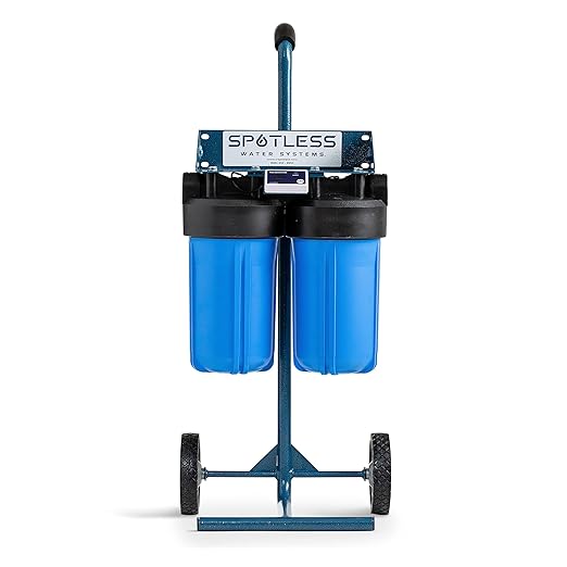 Spotless Water Systems - DIC-10, Simple Window, Solar Panel, RV & Car Wash System, Works for All Vehicles, Motorcycles, Bikes, Boats, Planes, Yachts, Towel Drying Eliminated