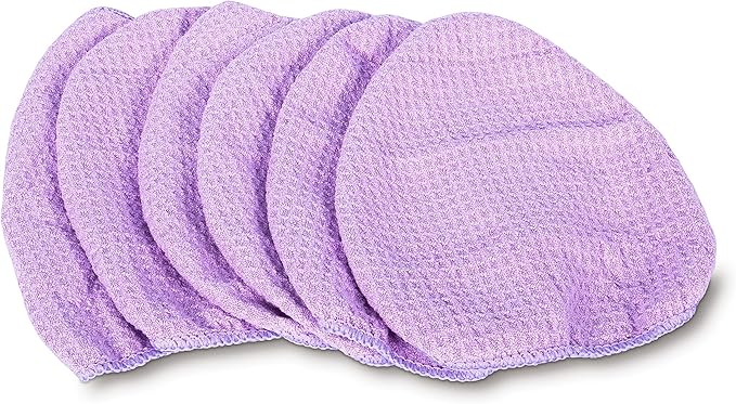 Invisible Glass 95170 Reach & Clean Home Glass Cleaning Tool Replacement Quick Change Microfiber Covers for Streak-Free Glass, Window, and Mirror Cleaning, Pack of 6