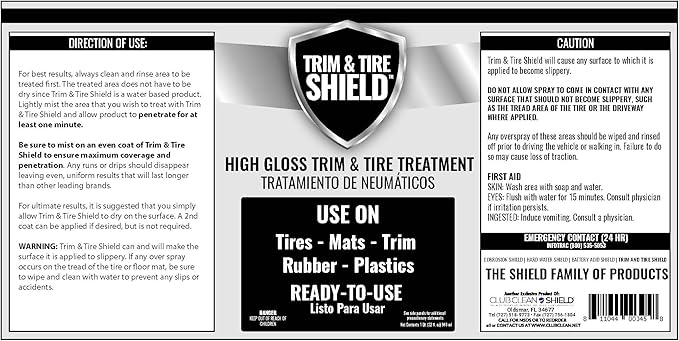 Club Clean Cart Shine, Golf Cart Body Windshield Cleaner Plus Polisher - Hard Water Shield, Removes Hard Water Stains - Battery Acid Shield, Grease Spray, Lubricates & Rust Proofs - Trim & Tire Shield