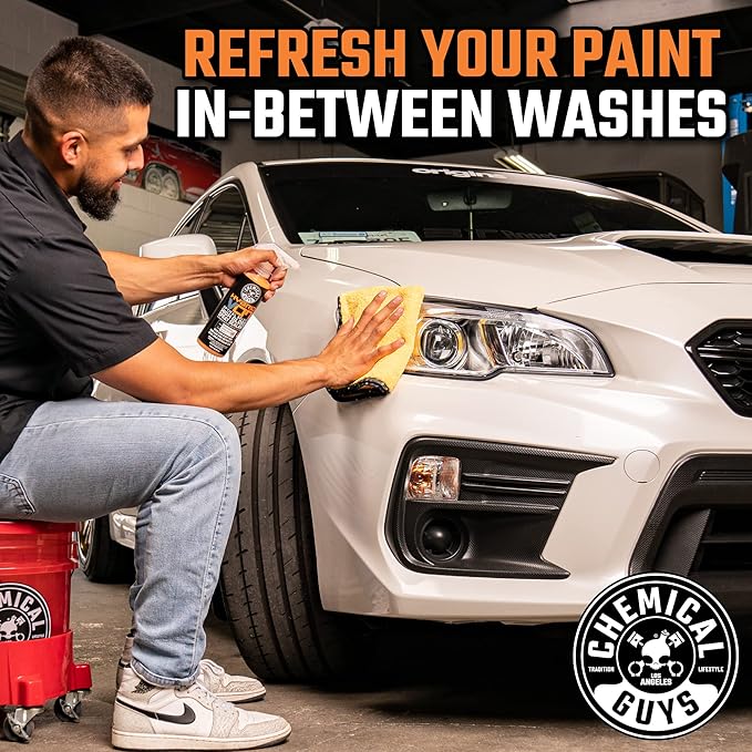 Chemical Guys WAC_808 Hybrid V7 Optical Select High Gloss Spray Sealant & Quick Detailer (Safe for All Finishes Including Ceramic Coatings), 128 fl oz (1 Gallon), Orange Scent