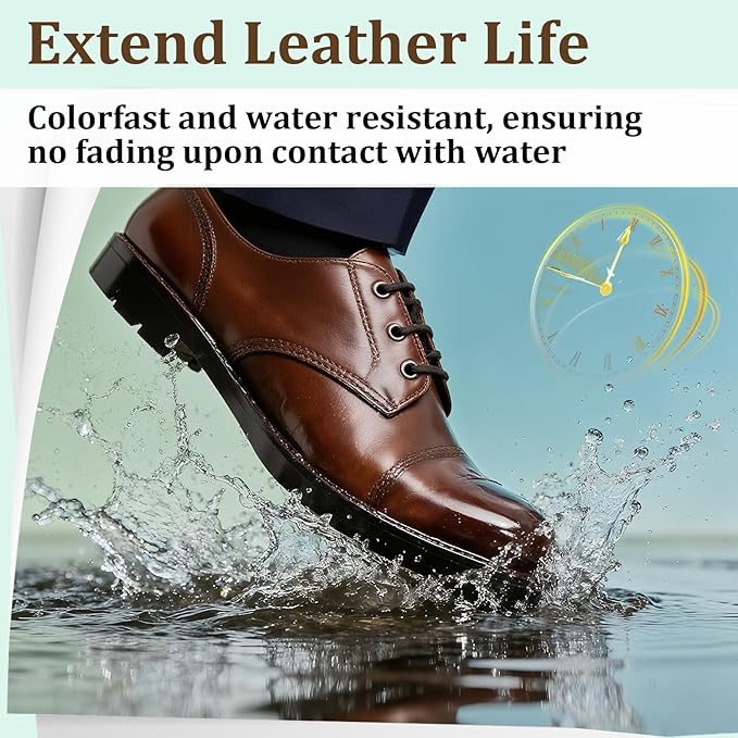 White Leather Recoloring Balm, Leather Repair Kit for Furniture,Leather Dye Couch Paint and Repair,Leather Scratch Remover,Leather Color Restorer for Couches Car Seats Purses Shoes