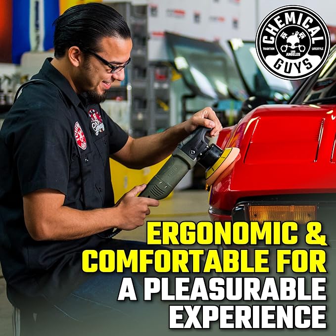 Chemical Guys BUF_501 TORQ 10FX Random Orbital Polisher, (Safe for Cars, Trucks, SUVs, & More) Digital Display, 700W, Orbit 8mm