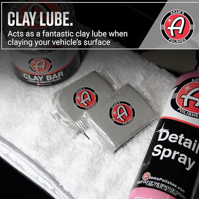 Adam's Polishes Detail Spray - Quick Waterless Detailer Spray For Car Detailing, Polisher Clay Bar & Wax Boosting Tech, Add Shine Gloss & Depth