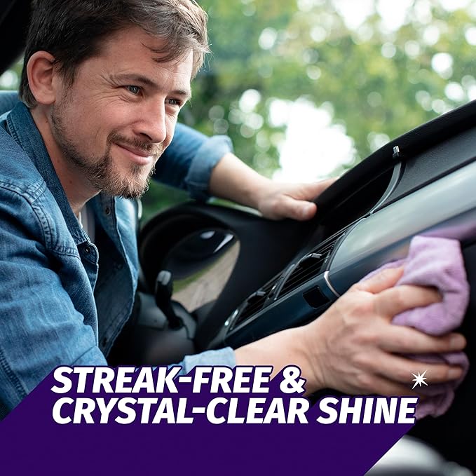 Windex Automotive Car Window and Glass Cleaner, Streak-Free Shine for Car Glass Exteriors, Tinted Windows, and Interior Electronics, 23 fl oz