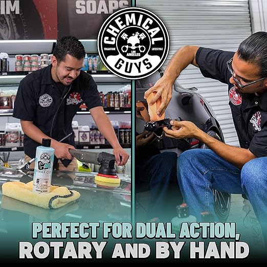 Chemical Guys C4 Clear Cut Correction Compound - Professional Paint Correction Polish for Cars, Trucks, SUVs, and RVs - Swirl, Hologram and Scratch Remover for a Smooth, Glossy Finish, 16 fl oz