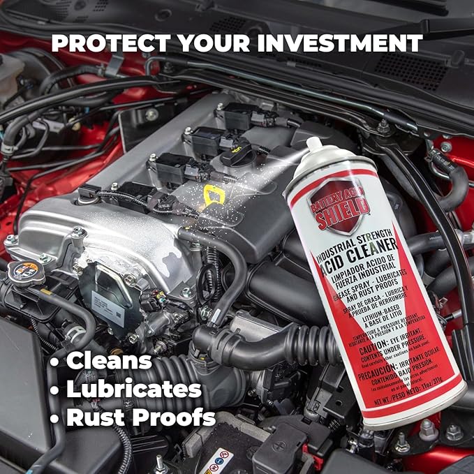 Club Clean Cart Shine, Golf Cart Body Windshield Cleaner Plus Polisher - Hard Water Shield, Removes Hard Water Stains - Battery Acid Shield, Grease Spray, Lubricates & Rust Proofs - Trim & Tire Shield