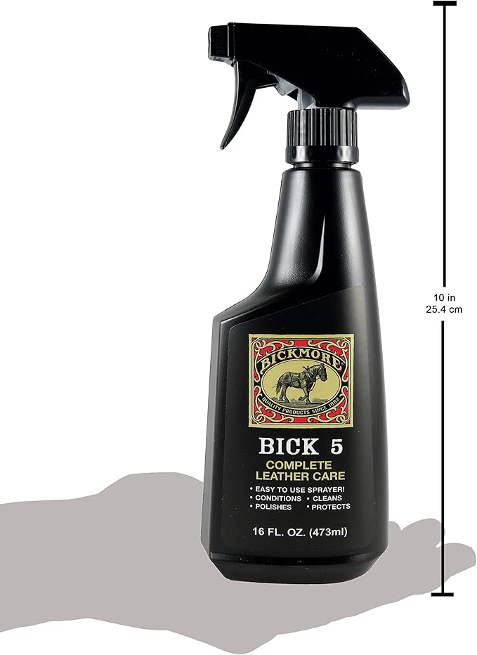 Bickmore Bick 5 Leather Cleaner & Conditioner 16oz Spray (2-Pack) Complete Leather Care