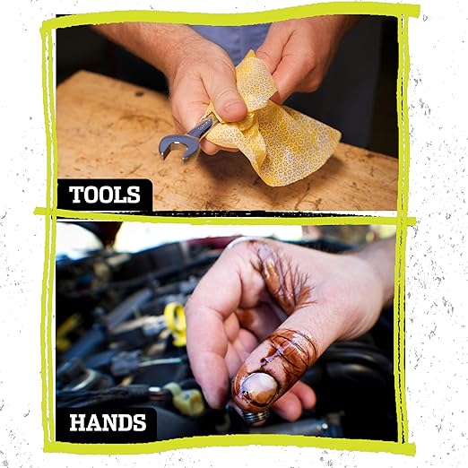 Tub O’ Towels TW75 Heavy-Duty 10" x 12" Size Multi-Surface Cleaning Wipes, Dual Texture, 75 Count Per Canister