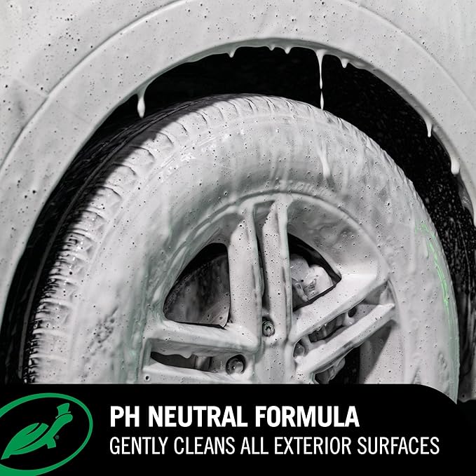 Turtle Wax 54320 Hybrid Solutions Slick-N-Slide Pure Wash, pH Neutral, Extreme Foaming Car Wash Soap, Hand Wash or Foam Cannon Application, Clay Bar Lubricant, Spot Free Clean, 64 oz. (Pack of 1)